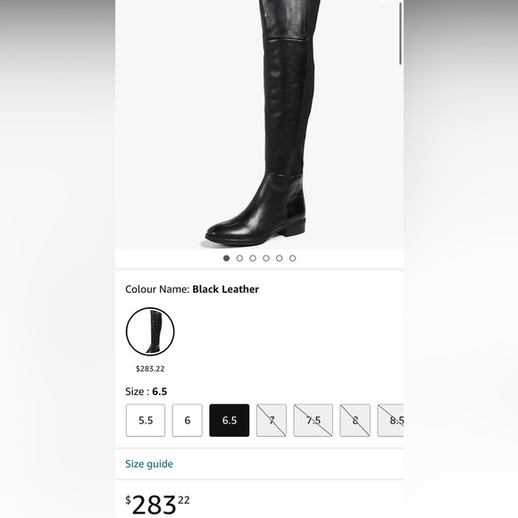 Pam over the knee leather boots - Picture 3 of 13